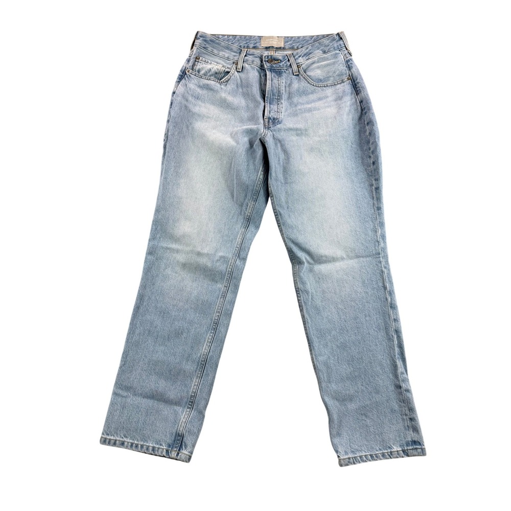 NWOT Everlane The Curvy 90 Cheeky Straight Jeans Fly Button Organic Cotton Sz 30